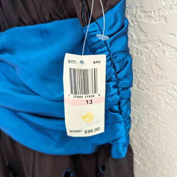 Masquerade Vintage Y2K Formal Prom Dress Tulle Glitter Ball Gown Size 13/14 NWT - Picture 6 of 10